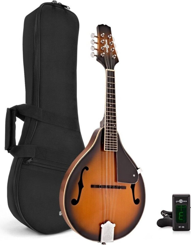 Gear4Music Mandolinpakke fra Gear4music Vintage Sunburst