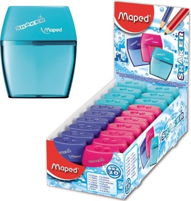 Bilde av 534755, Manuell Blyantspisser, Flerfarget, Plast