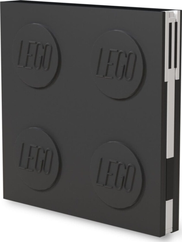 Bilde av LEGO® Locking Notebook w/Gel Pen (box) 192p BLACK