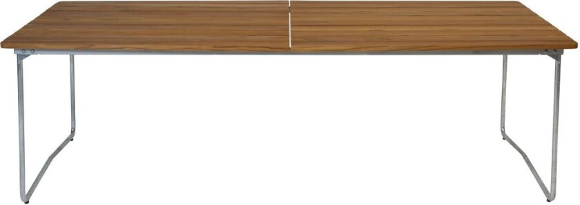 Table B31 spisebord 230 cm Ubehandlet teak - galvaniserte ben