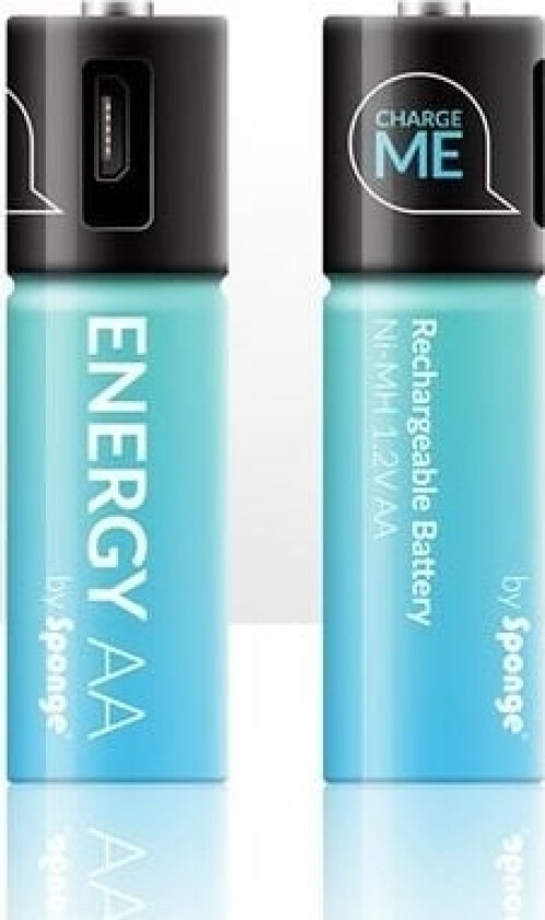 Sponge Energy Aaa Micro Usb Oppladbar