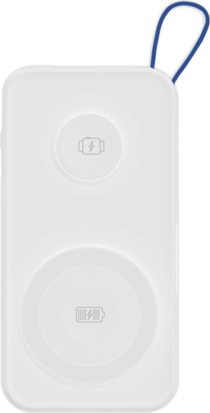 3Mk Powerbank Pastelup 10,000Mah 22.5W With Magsafe + Apple Watch Charging White