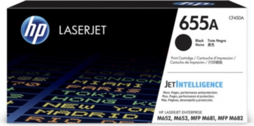 Hp Toner Svart 655a - Cf450a