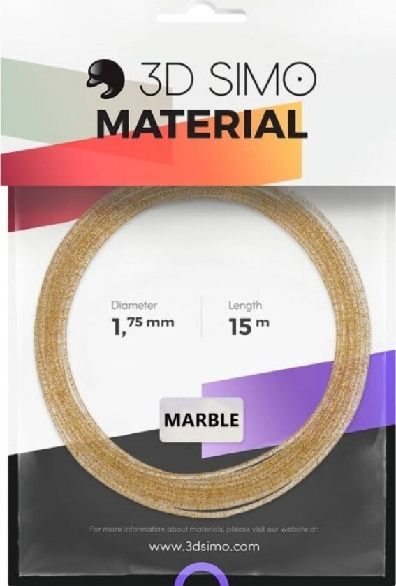 Marmor Filament - Grå 15M