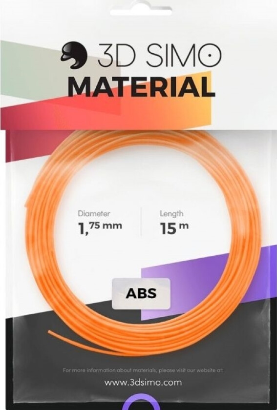 Filament Abs Ii - Oransje, Svart, Hvit 15M
