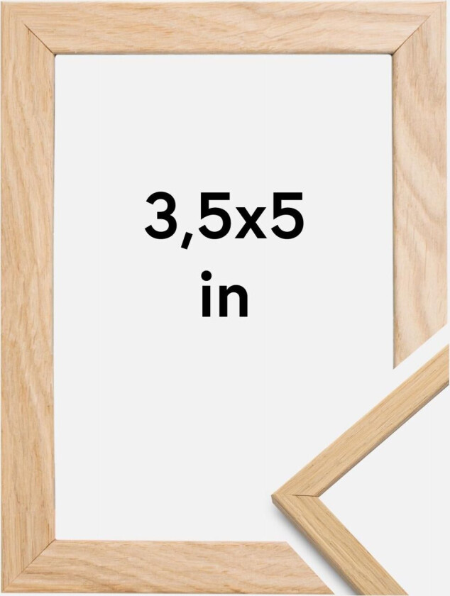 Ramme Edsbyn Akrylglass Eik 3,5x5 Inches (8,89x12,7 Cm)