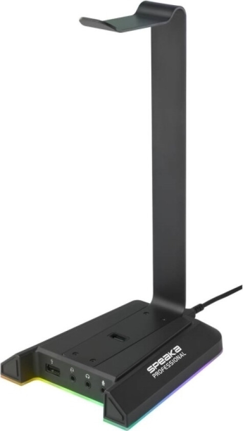 Speaka Professional Sp-Hps-320 Hodetelefonstativ Passer For (Hodetelefoner): On-Ear-Hodetelefoner, Over-Ear-Hodetelefoner Svart (Sp-10095168)