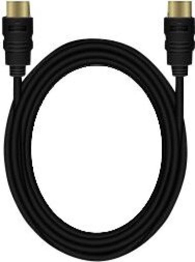 Mediarange - Hdmi-Kabel Med Ethernet - Hdmi Plugg Til Hdmi Plugg - 3 M - Trippel Beskyttelse - Svart - Rund, 4K-Støtte