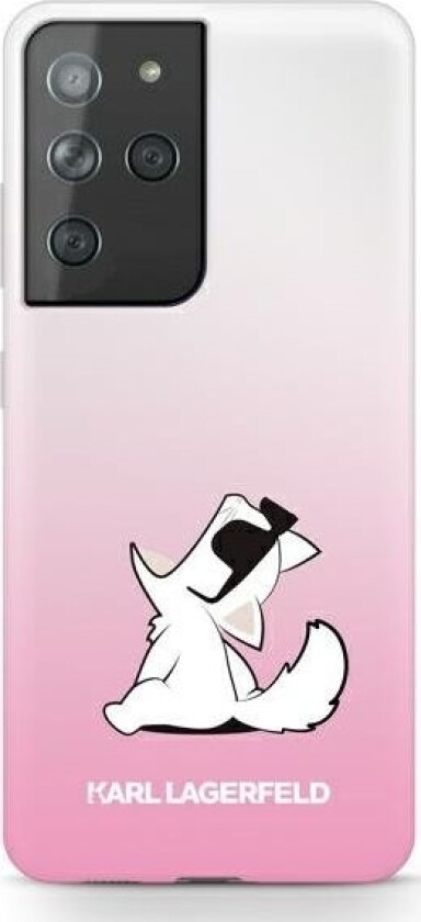 Klhcs21lcfnrcpi S21 Ultra G998 Hardcase Rosa/Rosa Choupette Fun