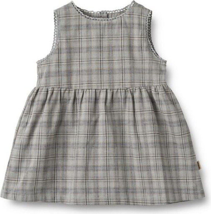 Baby Kjole Kirsten Cloudy Blue Check