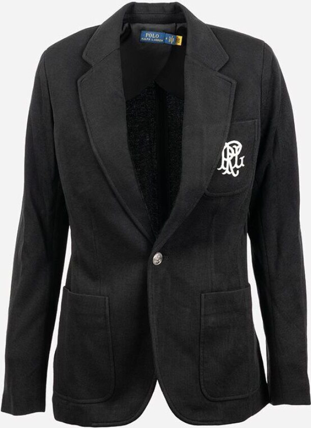 Double Knit Jacquard Blazer - Polo Black Sort US 2