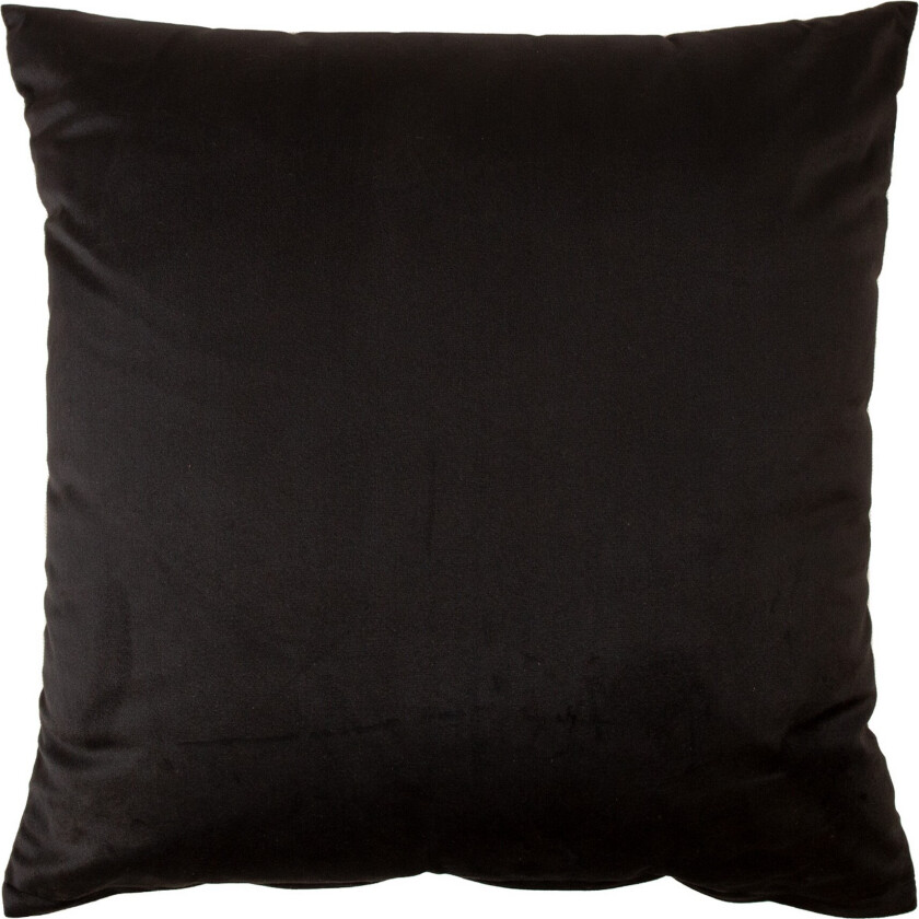 Velvet Pyntepute 50x50 cm Svart -