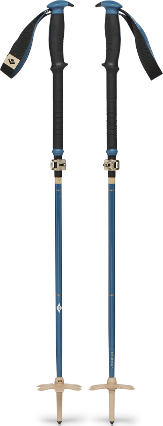 Bilde av Black Diamond Traverse Compactor Ski Poles Creek Blue 135 cm