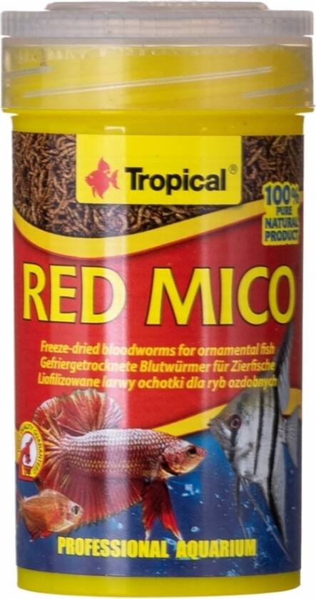 Red Mico - Foder Til Akvariefisk - 8 G