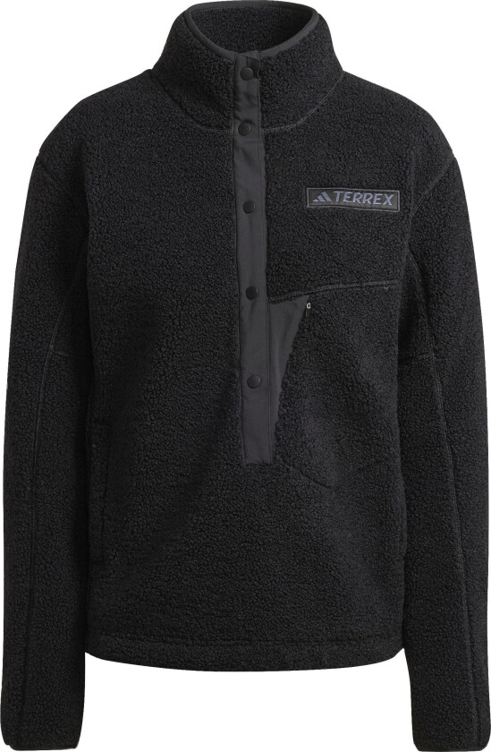 Women's Terrex Xploric High Pile Fleece Pullover Sweatshirt Black S