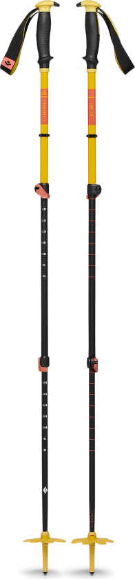 Bilde av Black Diamond Traverse 3 Ski Poles Sulphur Green 140 cm