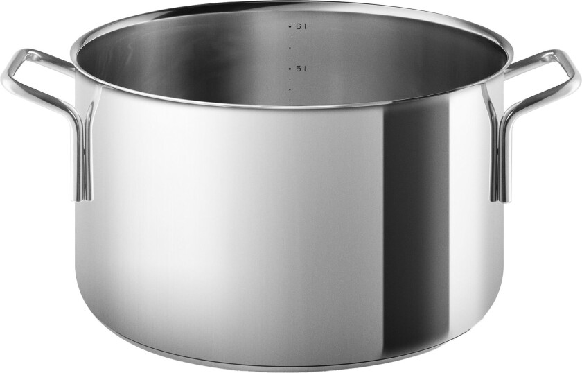 Kasserolle 6,5 liter, rustfritt stål