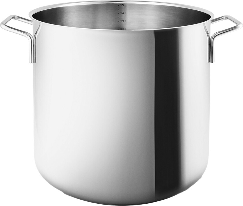 Kasserolle 15 liter, rustfritt stål