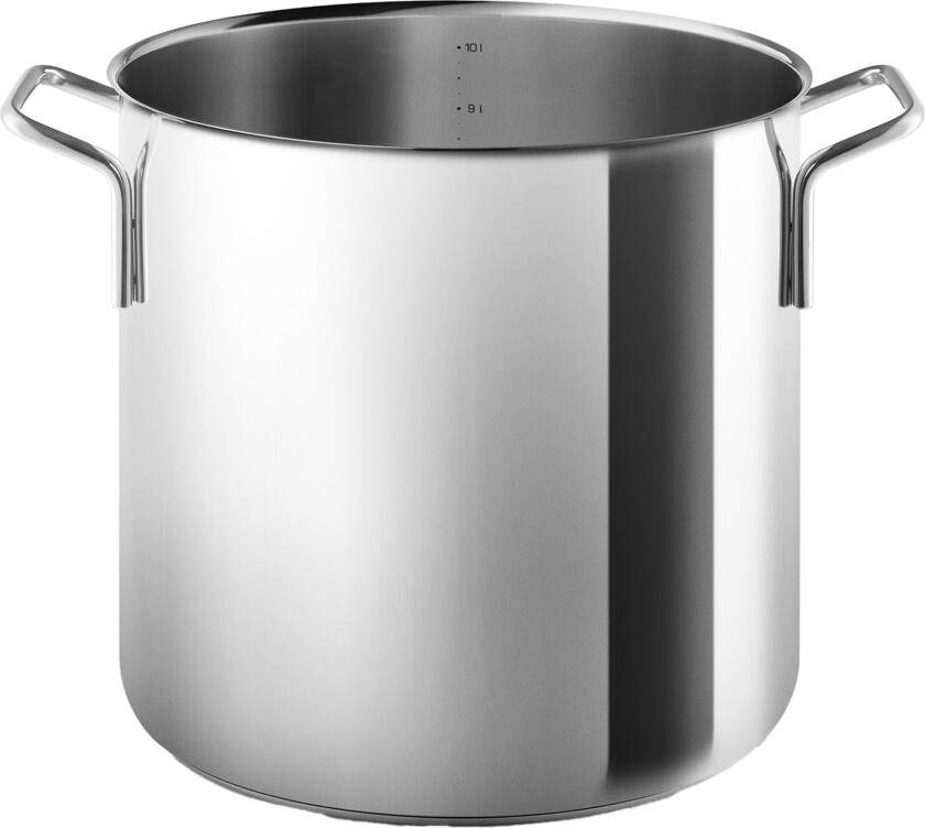 Kasserolle 10 liter, rustfritt stål