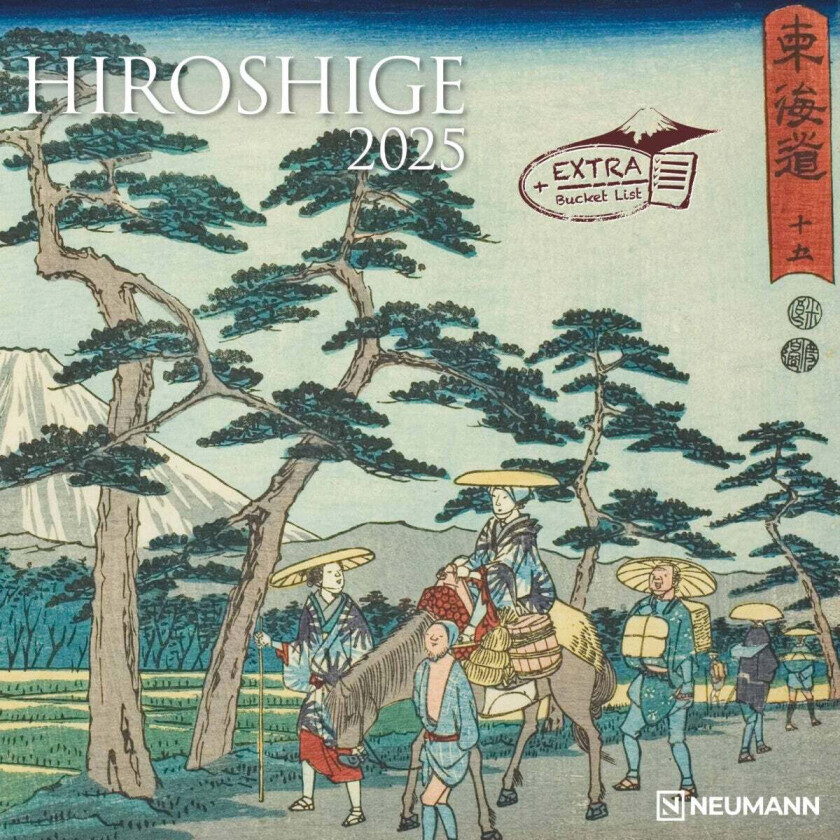Kalender 2025 Hiroshige 30x30cm