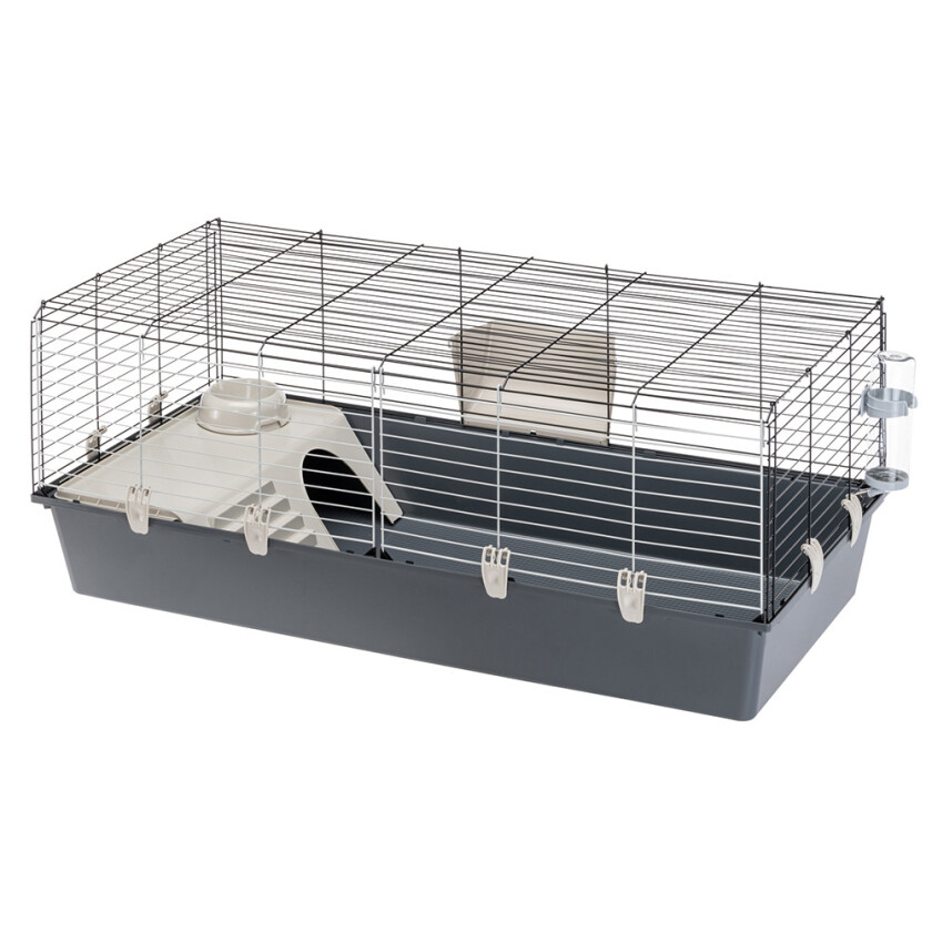 Bilde av Ferplast Smådyrbur Rabbit 120 - grå: L 118 x B 58,5 x H 51,5 cm