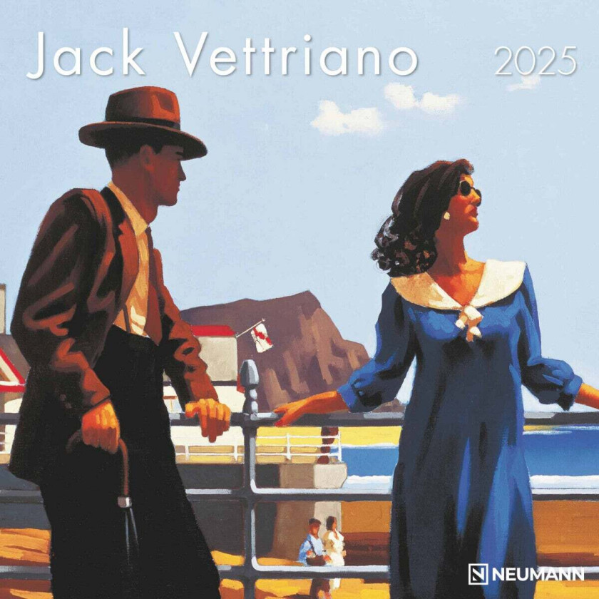 Kalender 2025 Jack Vettriano 30x30cm