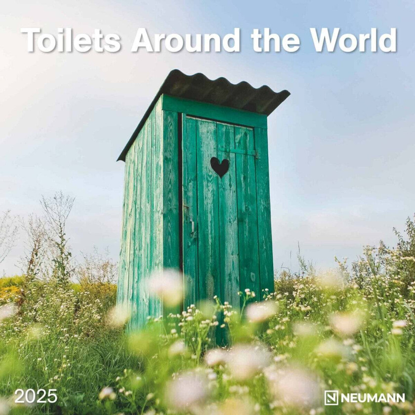 Kalender 2025 Toilets in World 30x30cm