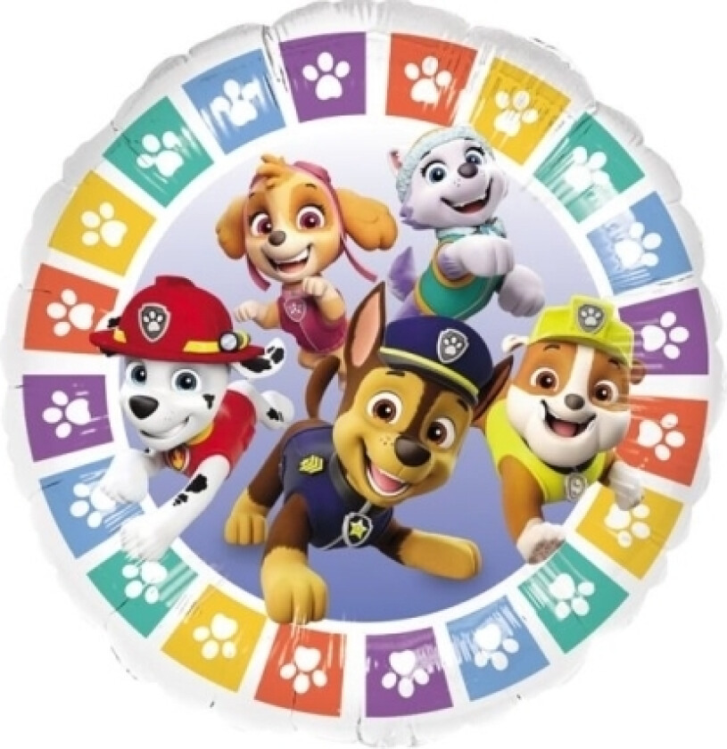 Paw Patrol Folieballon, 43 Cm