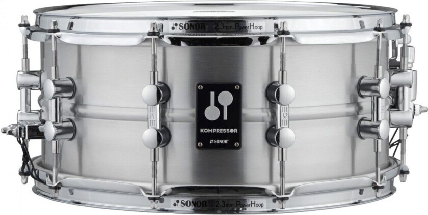 Sonor Kompressor 14 x 6.5 Polished Aluminium Snare Drum