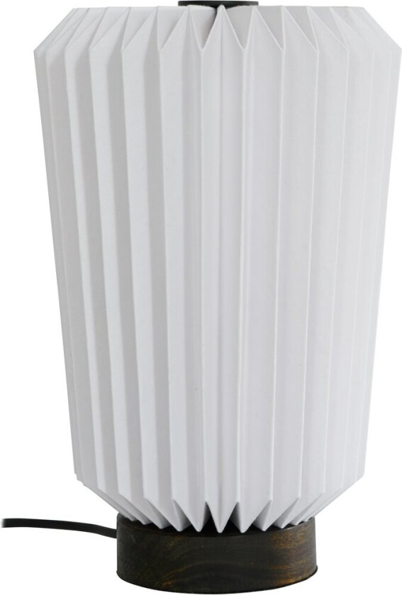 Filippa tabe bordlampe Ø20 cm Hvit-Svart