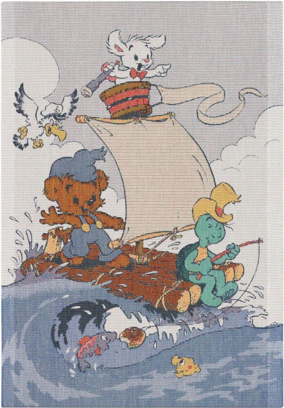 Fisketur kjøkkenhåndkle 35x50 cm Multi