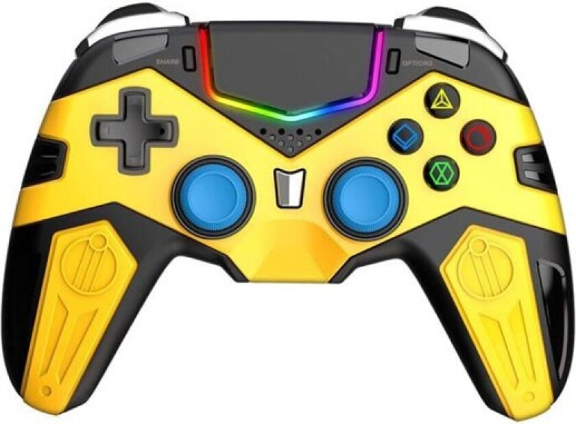 PG-P4019A wireless controller / GamePad PS4 touchpad (yellow) - Controller