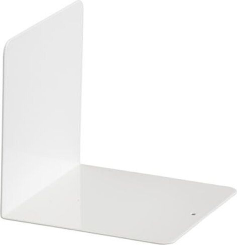 464310 Bokstøtte L-formet, hvit