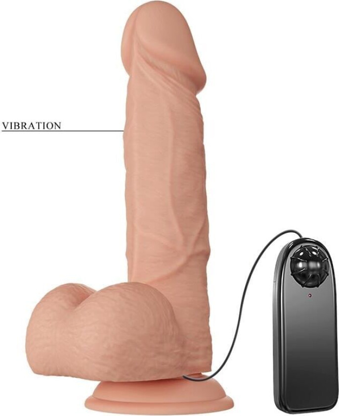 Realistisk Vibrator 8.5 fjernkontroll
