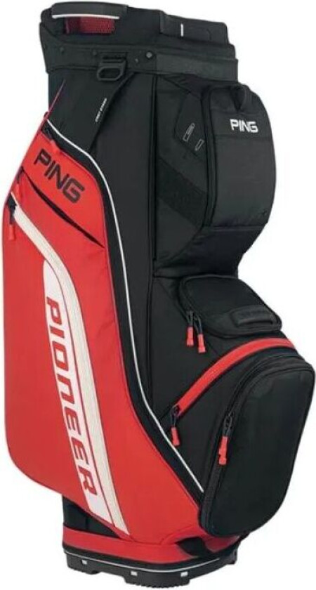 Ping Pioneer Trallebag Sort/rød