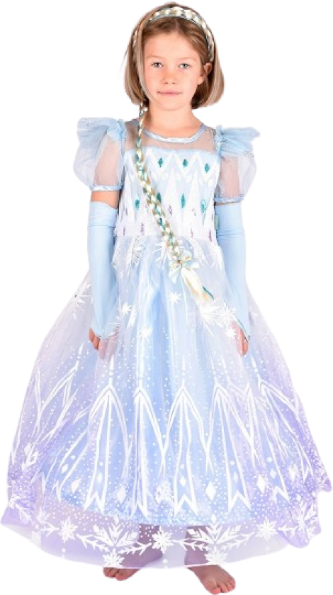 - Princess dress - Frozen Blue (110-116 cm) (F65015)