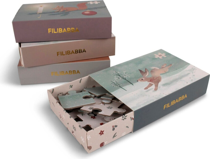 - Set of 4 puzzles - Wonderful Winter - (FI-03311)