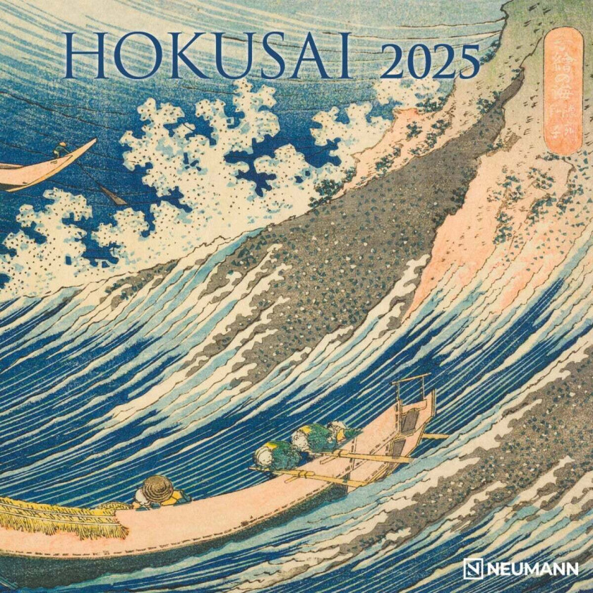 Kalender 2025 Hokusai 30x30cm
