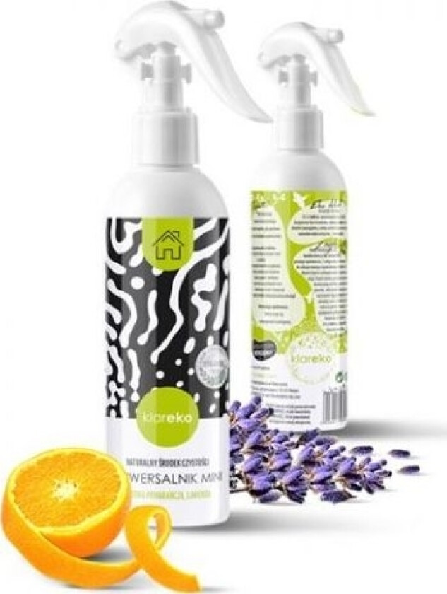 Naturlig Rengjøringsmiddel, Søt Appelsin, Lavendel 250Ml