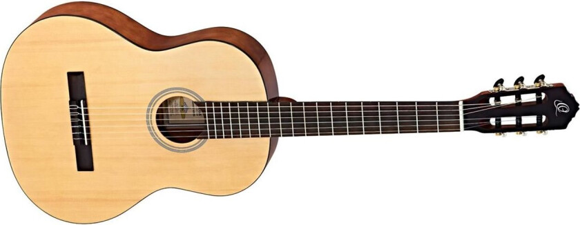 Ortega Rst5 Klassisk Gitar 4/4 Størrelse Natural Gloss Finish