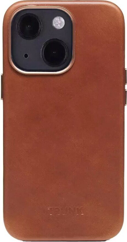 iPhone 13 Mini Ekte Skinn Deksel - Brun