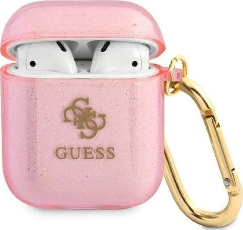 Beskyttelsesdeksel Gua2ucg4gp Glitter Collection For Airpods 1/2 I Rosa