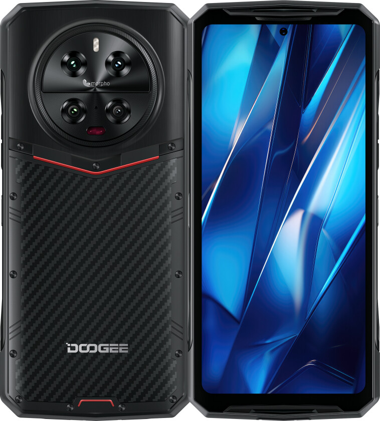 Doogee DK10 5G mobiltelefon - (6,67") 512 GB Flash 12 GB RAM - Svart