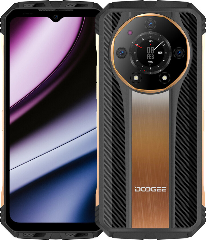 Doogee S110 mobiltelefon - (6,58") 256 GB blits, 12 GB RAM - gull