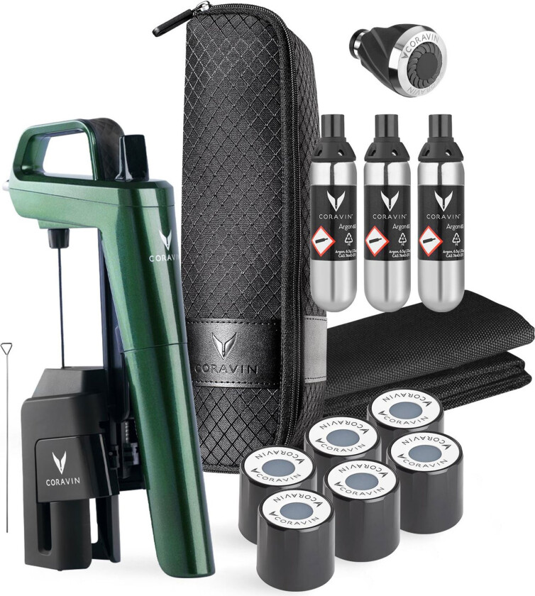 Timeless Six+ vinkonserveringssystem S/10, mørkegrønn