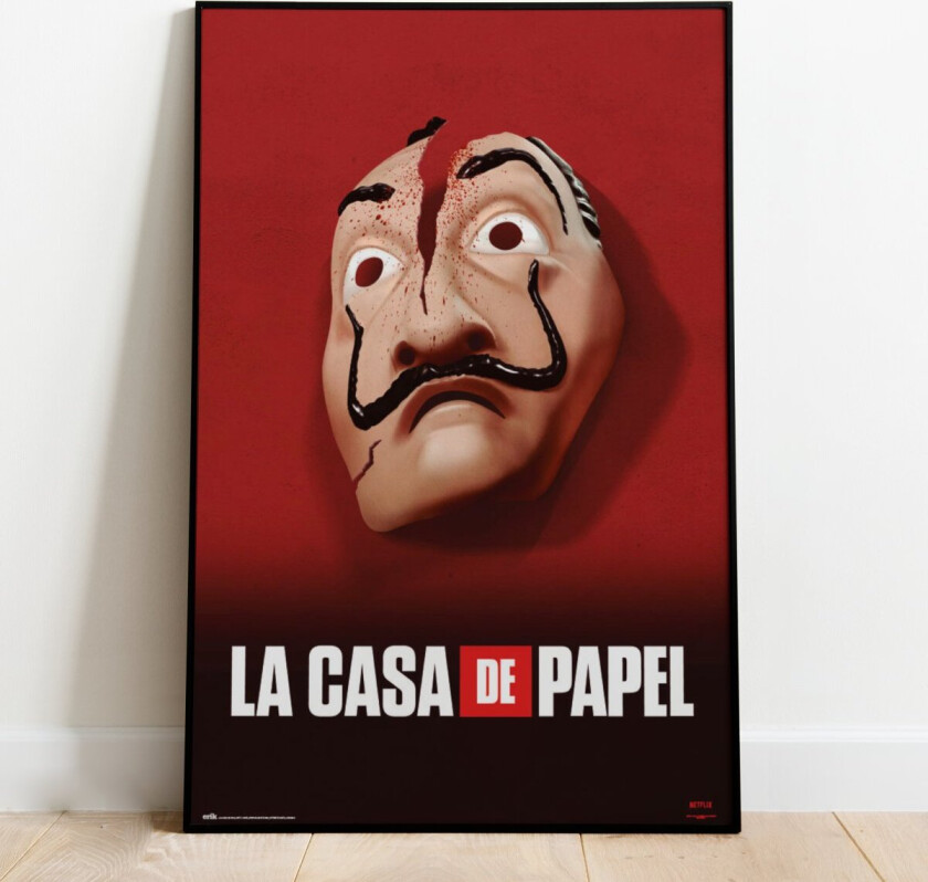 Plakat Broken Mask - 91,5 x 61 cm | Supernerds.no - Norsk Nettbutikk