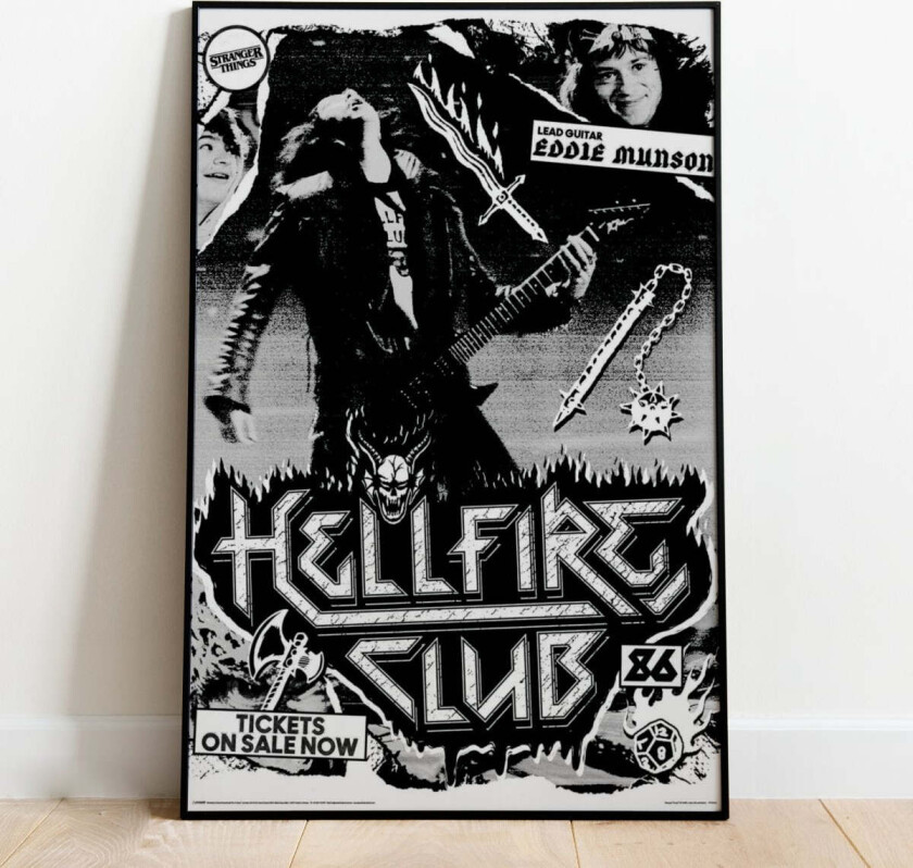 Plakat Hellfire Club - 91,5 x 61 cm | Supernerds.no - Norsk Nettbutikk