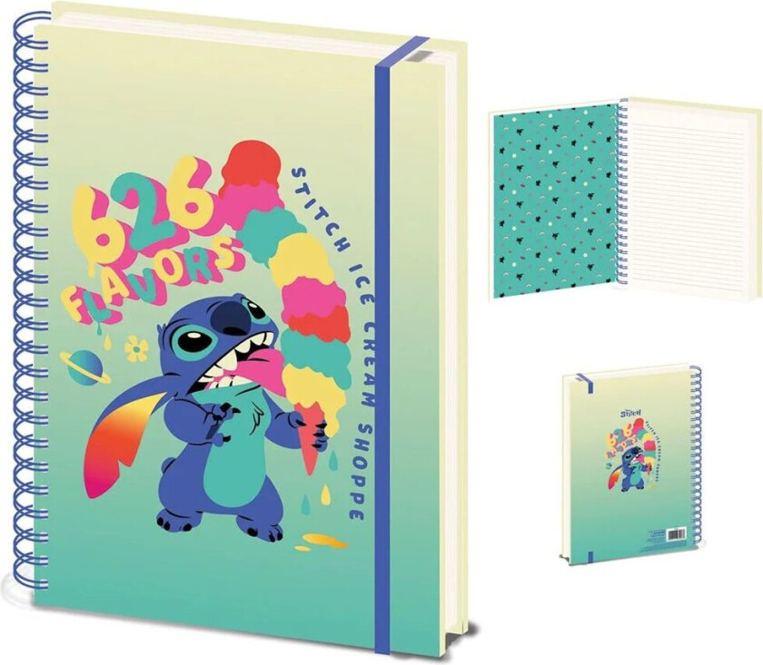 Disney's Lilo and Stitch Notatbok A4 626 Flavors | Supernerds.no - Norsk Nettbutikk