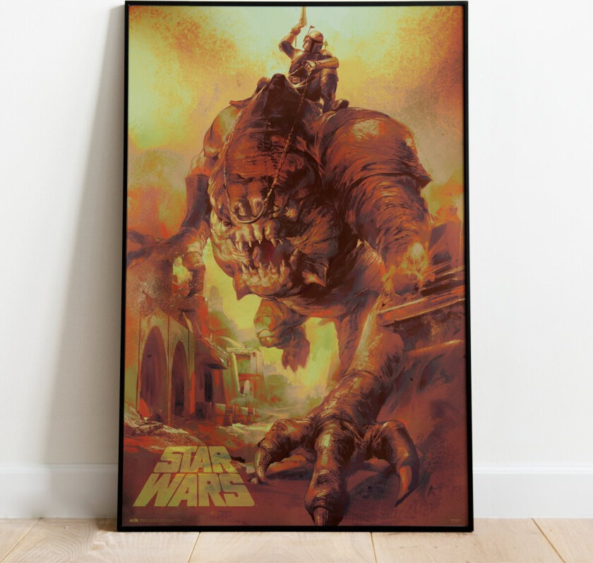Plakat Rancor Ride - 91,5 x 61 cm | Supernerds.no - Norsk Nettbutikk