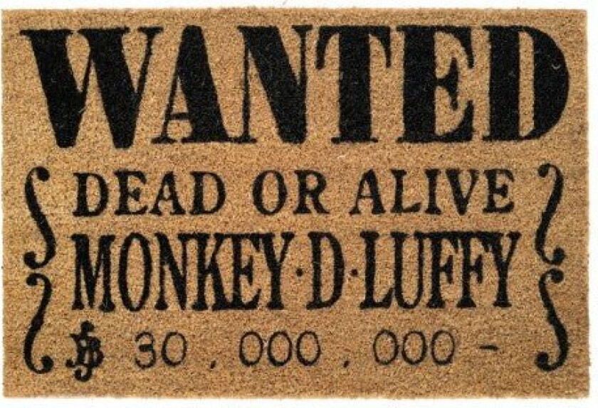 Dørmatte Wanted | Supernerds.no - Norsk Nettbutikk